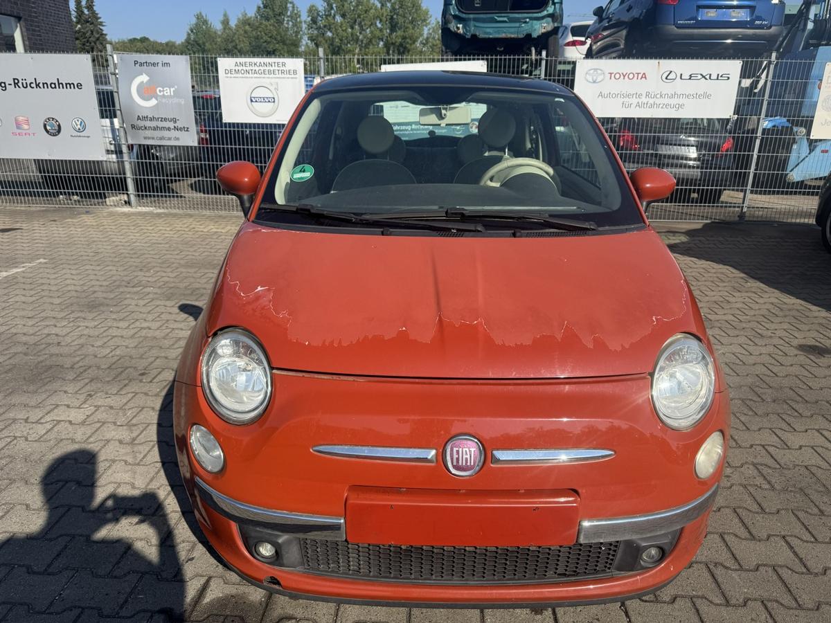 Fiat 500 original Kotfl&uuml;gel vorn links 104 ARANCIO GUSTOSO Bj.2008